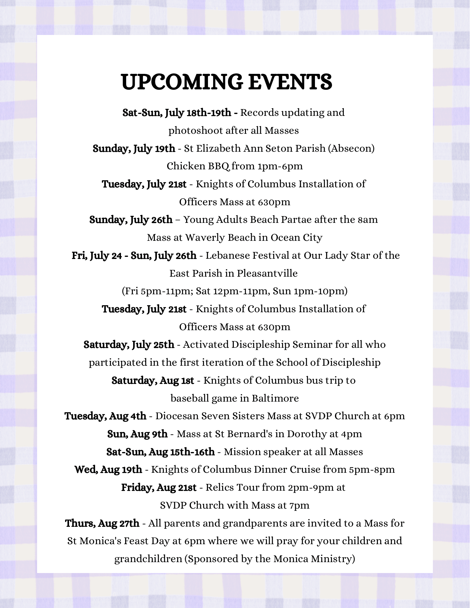 Copy of Spring and Summer Calendar